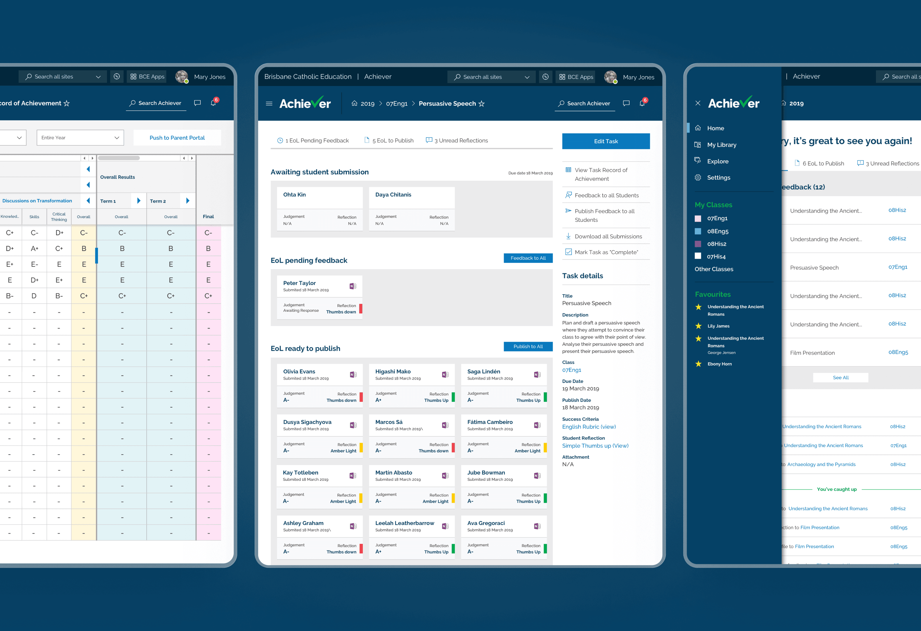 Achiever — screen 1