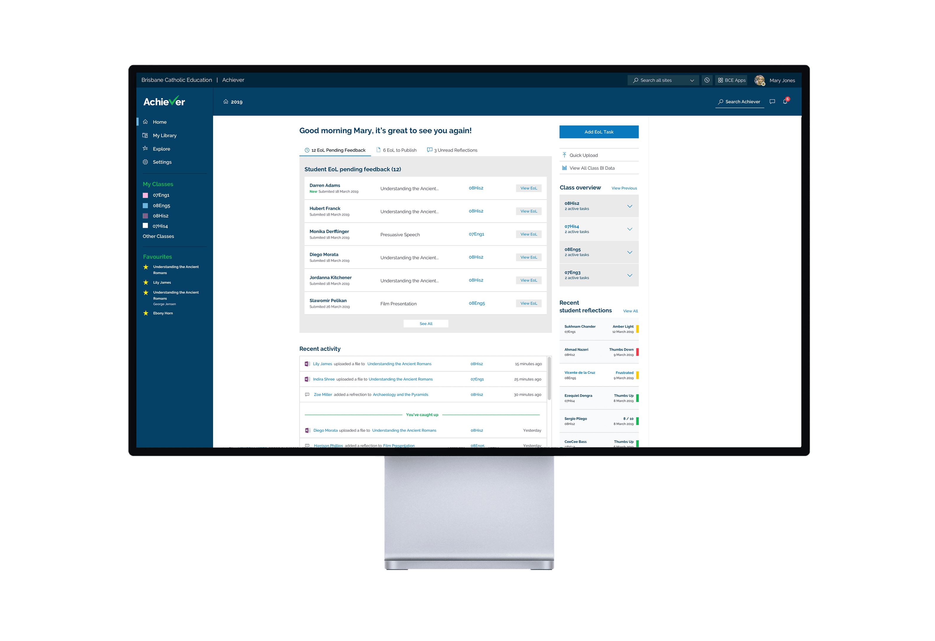 Achiever — homepage