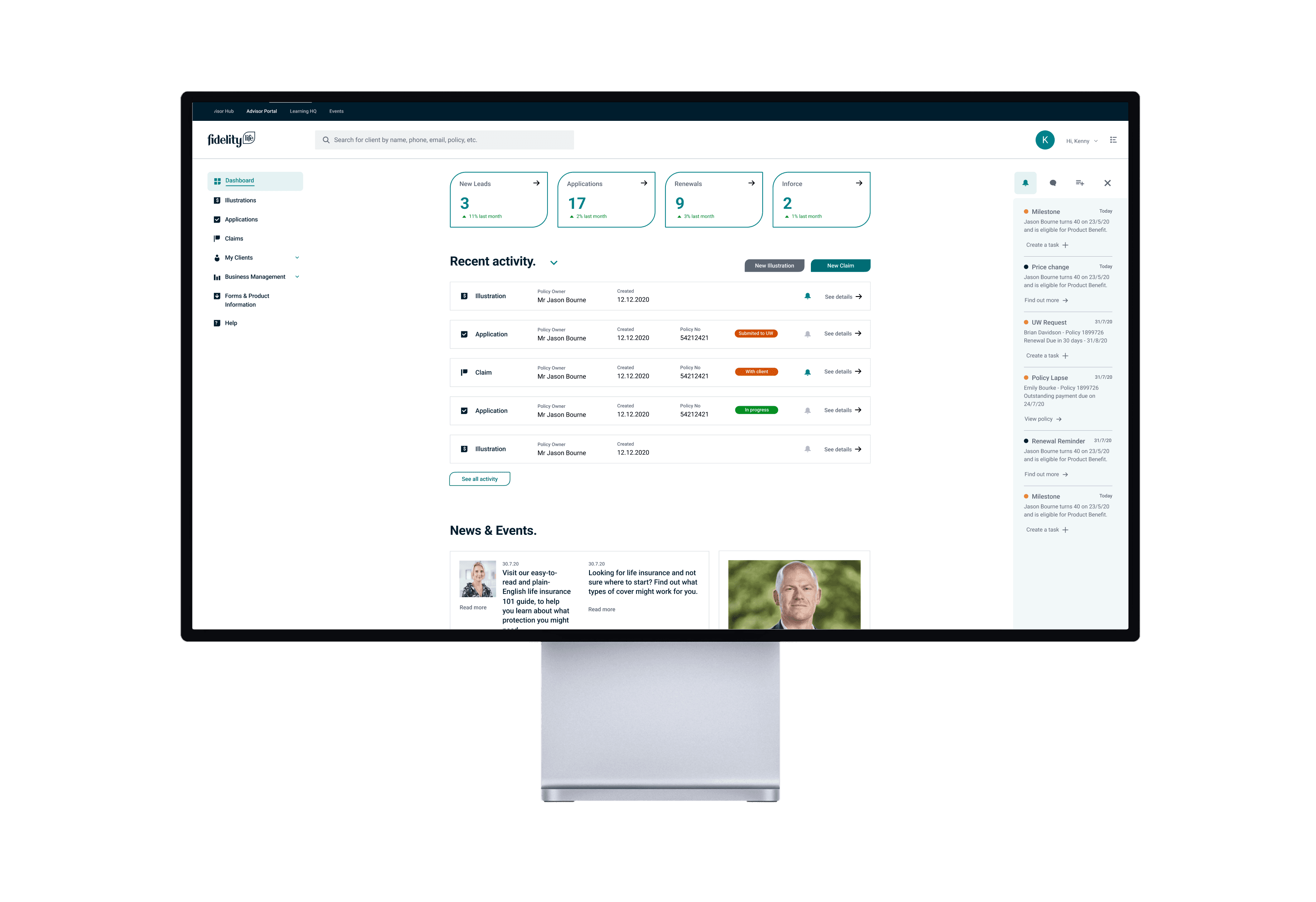 FidelityLife — homepage