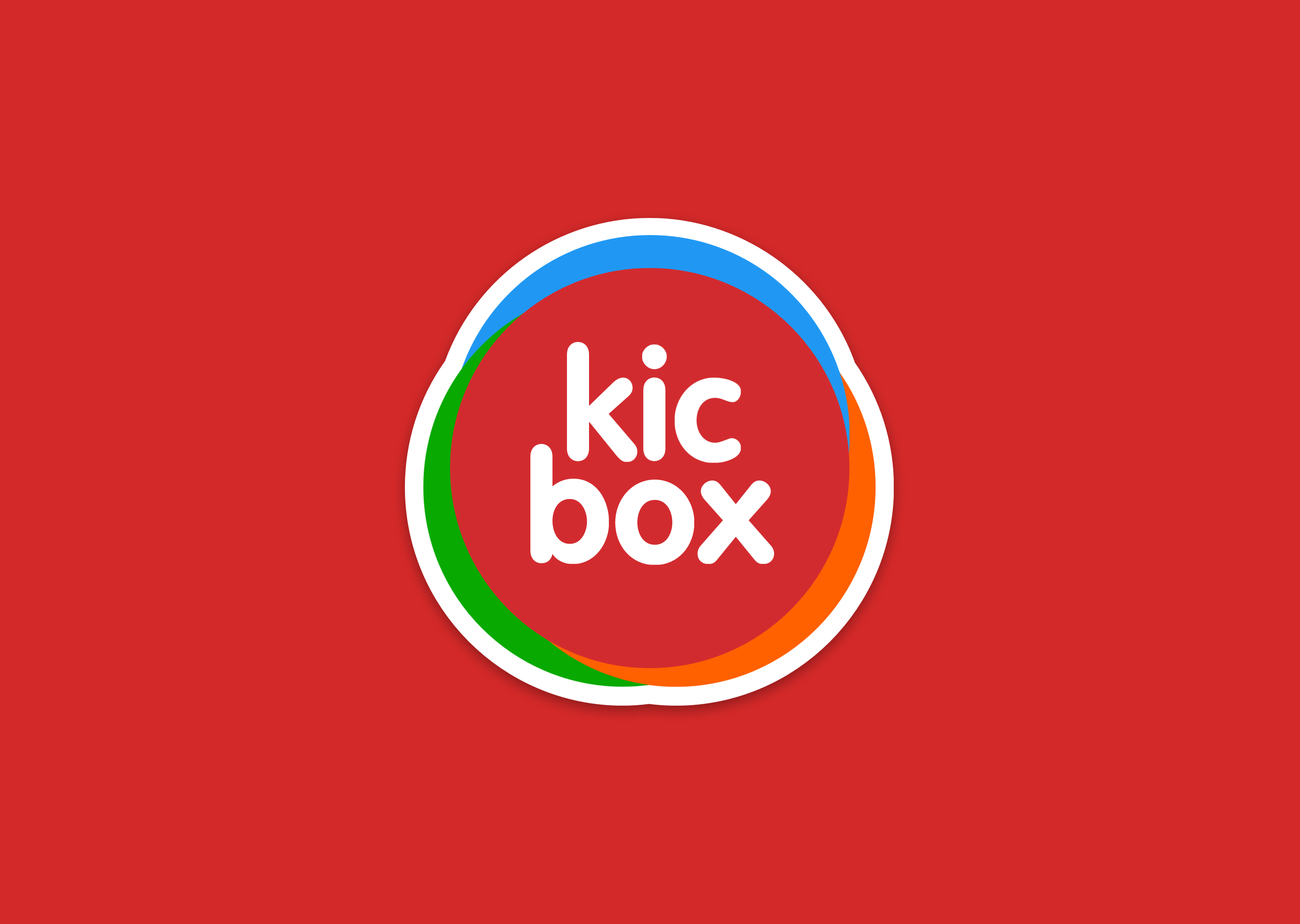 kicbox — animated logo reveal
